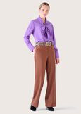 Peanut flared trousers MARRONE CARAMELLO Woman image number 1