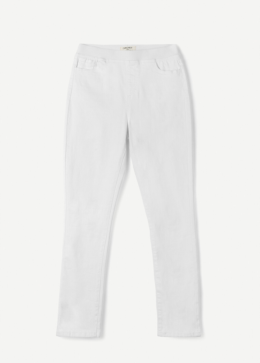 Kellyja jeggins elasticizzati BIANCO WHITEDENIM DARK DENIM Donna , immagine n. 6