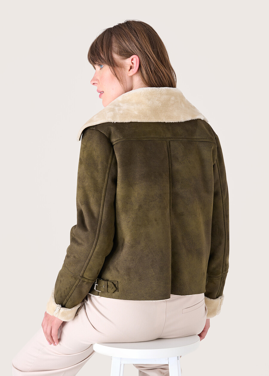 Gomez jacket with eco-fur inserts, Woman  , image number 3