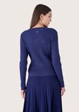 Maglia Moka in viscosa ROSSO BORDEAUXBLUE OLTREMARE Donna immagine n. 3