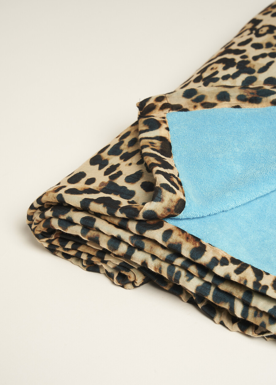 Telo Mare Tacula Animalier BLUE TURCHESEVIOLA MULBERRY Donna , immagine n. 2