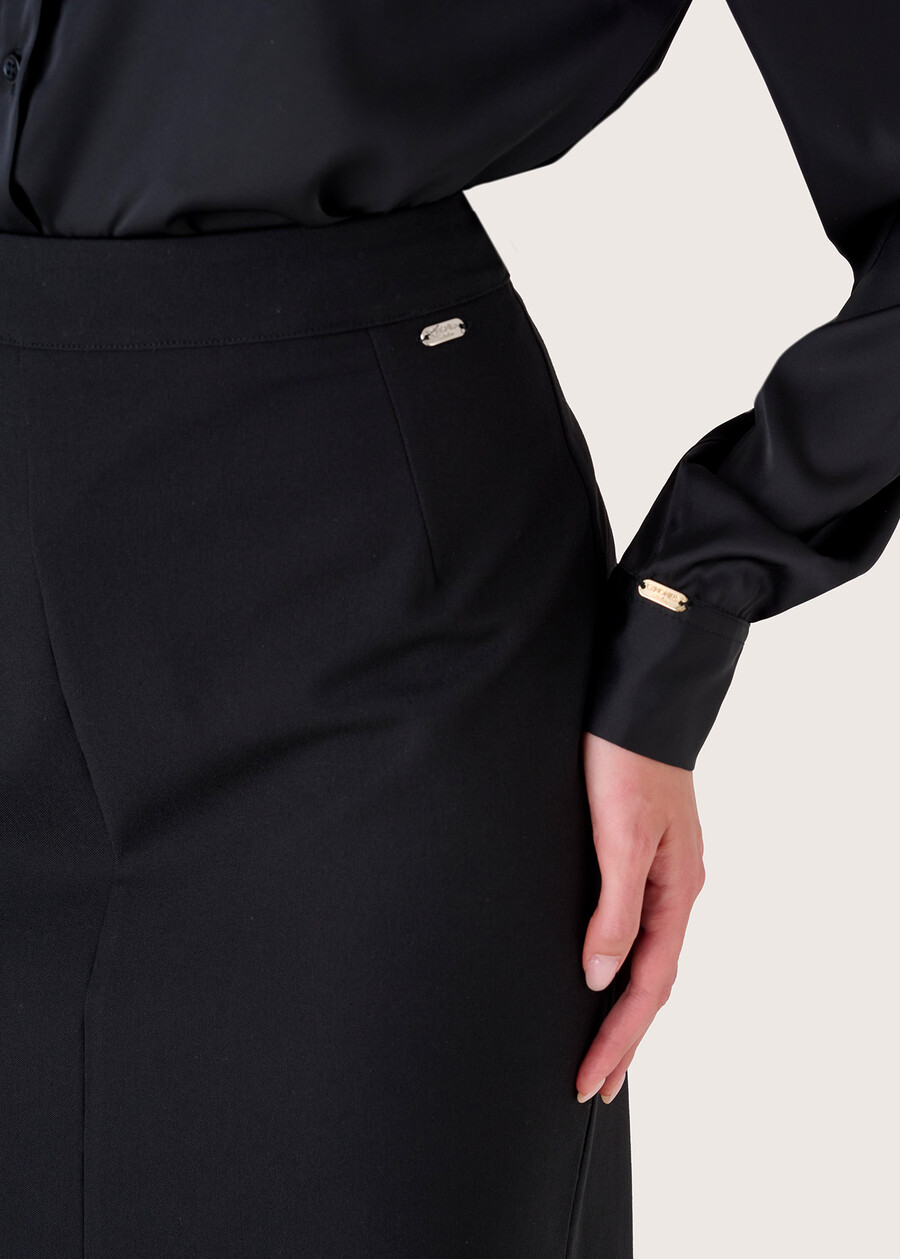 Gonna Gladys in tessuto tecnico NERO BLACKBEIGE GESSOBLU Donna , immagine n. 5