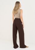 Paky wide-leg tailored trousers MARRONE Woman image number 7