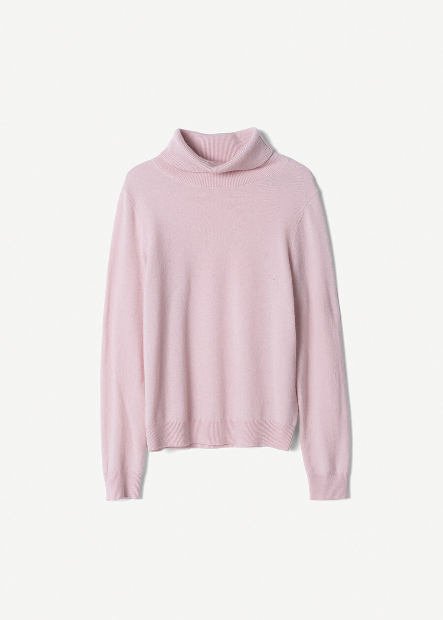 Maglia Moore collo alto CELESTE FIORDALISOROSA Donna , immagine n. 6