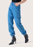 Daxy 100% cotton denim trousers DENI DENIM Woman image number 2