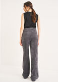 Pantalone Giorgia-N in velluto GRIGIO CENEREVIOLA PURPLE Donna immagine n. 4