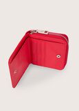 Palm eco-leather small wallet ROSSO TULIPANO Woman image number 2