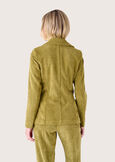 Geneva velvet double-breasted jacket VERDE GOLDEN Woman image number 4