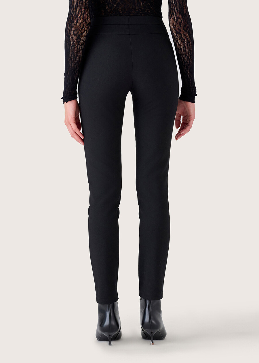 Pantalone Claudia in tessuto tecnico NERO BLACK Donna , immagine n. 4
