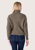 Margarita turtleneck jumper VERDE CAPPERBEIGE GREIGE Woman image number 4