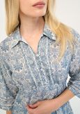 Blusa Brady stampata con coulisse CELESTE FIORDALISO Donna immagine n. 2