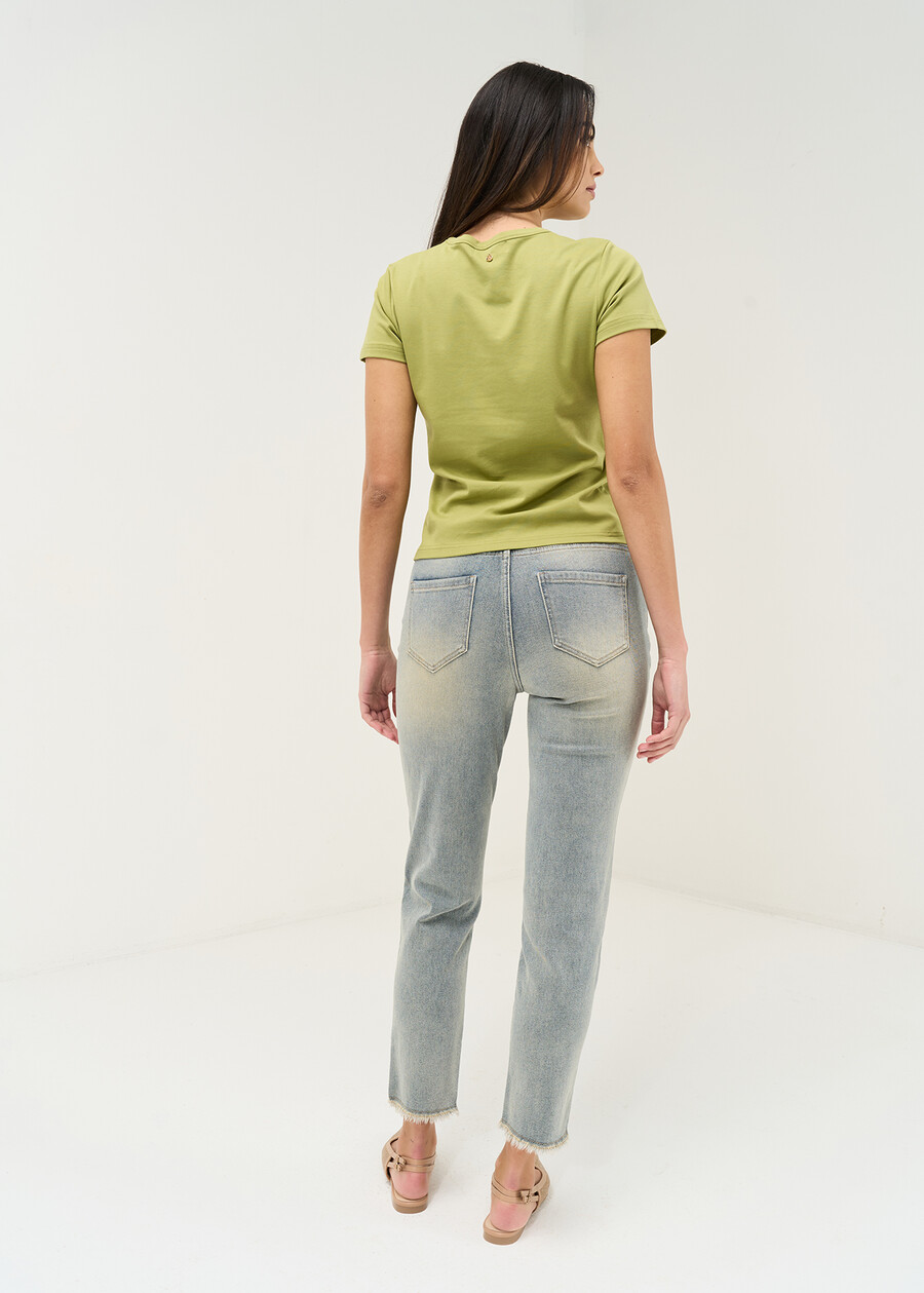 Kate skinny denim capri pants DENIM LIGHT DENIM Woman , image number 5