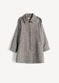 Colby herringbone coat NERO BLACK Woman image number 5