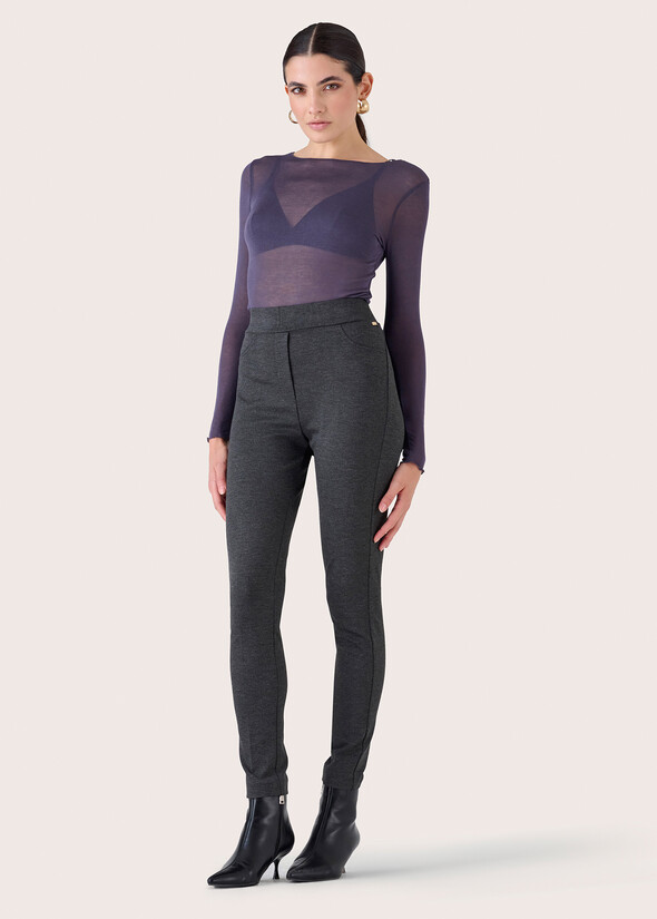 Pantalone Kelly in punto Milano GRIGIO DARK GREY Donna null
