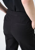 Alice bi-stretch slim trousers NERO BLACKBEIGE GESSOBLU Woman image number 6