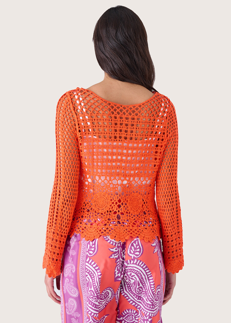 Maia 100% cotton jersey ARANCIO SUNRISE Woman , image number 3