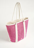 Borsa shopping Bossa in ecopelle VIOLA MAGENTAVERDE GARDEN Donna immagine n. 3