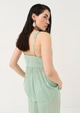 Tomas top with embroidery VERDE Woman image number 3