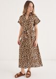Abito Addis Chemisier Animalier BEIGE Donna immagine n. 1