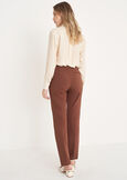 Pantalone Alice in bengalina BLUBIANCO WHITEMARRONENERO BLACK Donna immagine n. 4