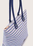Briz eco-leather shopping bag BLU ELETTRICONEROROSSO LIPSTICKBEIGE SAFARI Woman image number 2