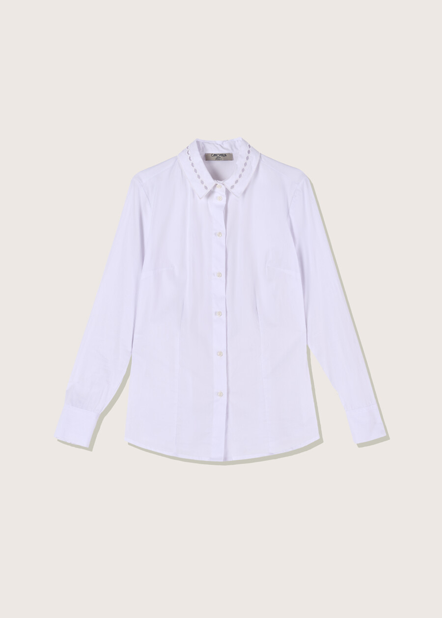 Camicia Alessia con ricamo BIANCO Donna , immagine n. 4