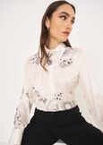 Alessia zodiac-print shirt BEIGE LATTE Woman image number 1