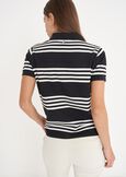 Polo Piquet in cotone pettinato VERDE SALVIANERO BLACK Donna immagine n. 3