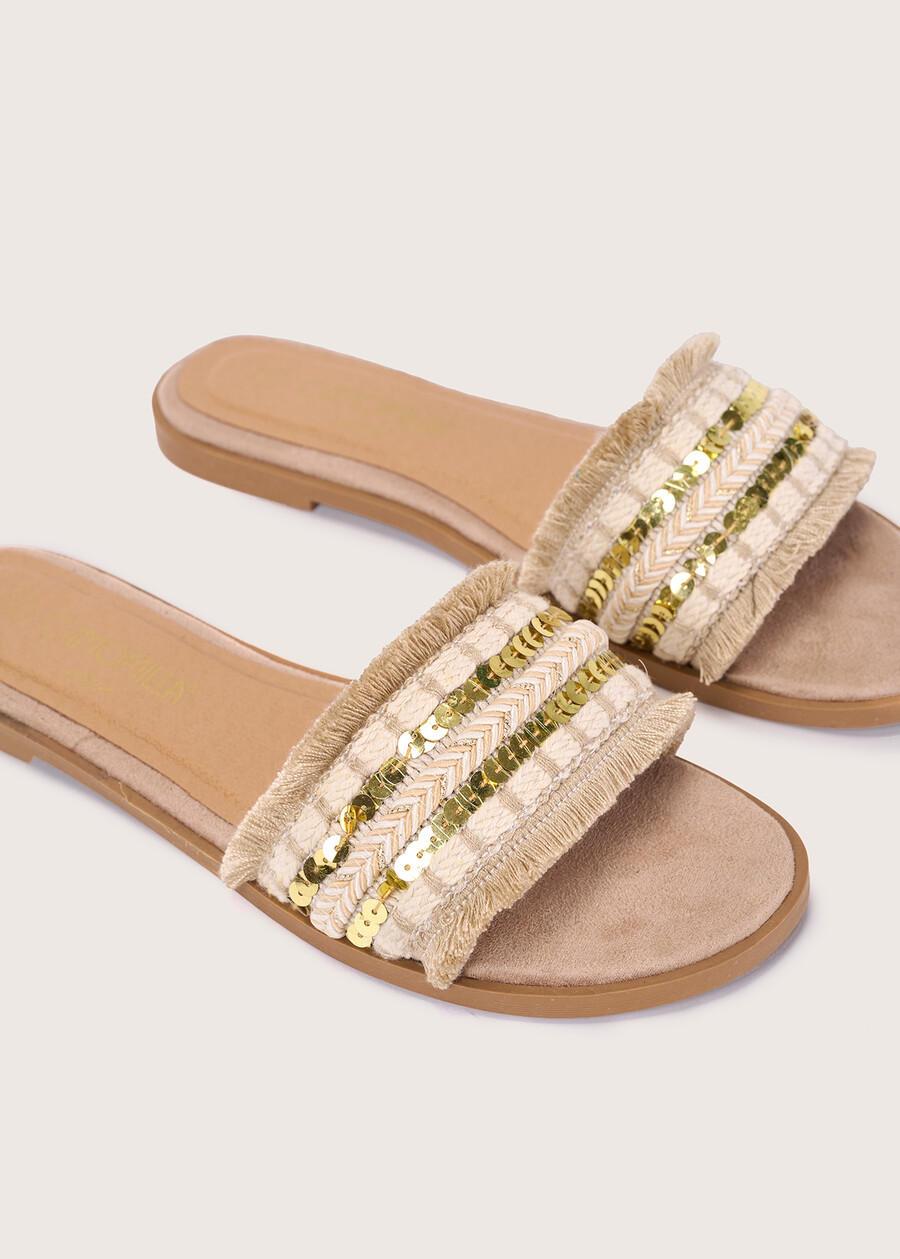 Sea low-heel sandal BEIGE SALINA Woman , image number 2