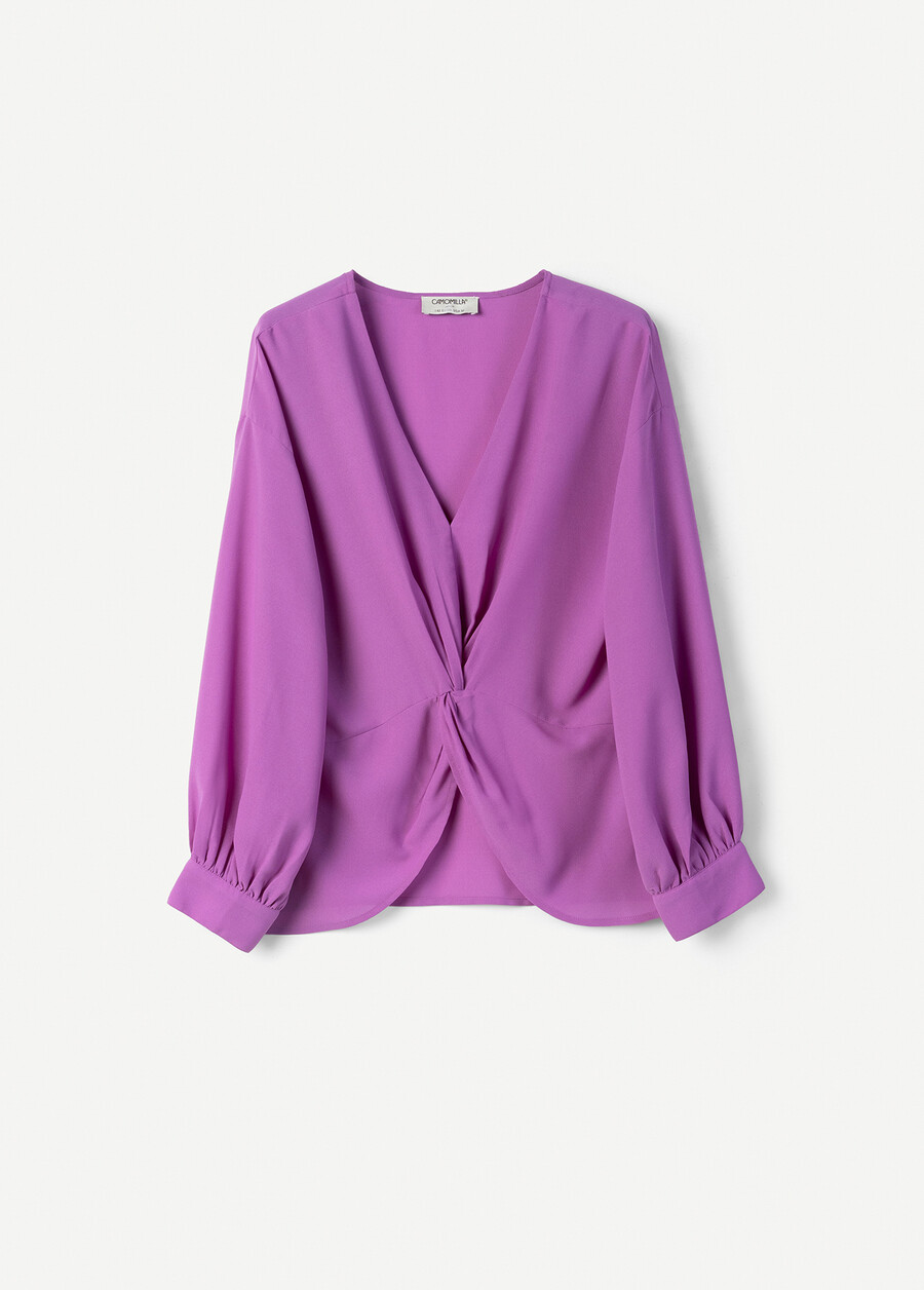 Blusa Benoit in georgette VIOLA MULBERRY Donna , immagine n. 5