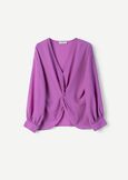 Blusa Benoit in georgette VIOLA MULBERRY Donna immagine n. 5