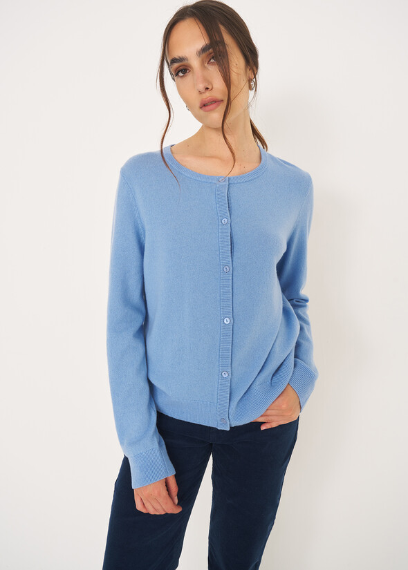 Cardigan Cassel in lana e cashmere CELESTE FIORDALISO Donna null