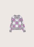 Maglia Magic da bambina modello polo GRIGIO LIGHT GREY Donna immagine n. 5