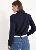 Camicia Alessia in jersey GRIGIO GREYBLUE OLTREMARE  Donna immagine n. 3