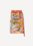 Pareo Perry in cotone stampato GIALLO MANGO Donna immagine n. 5