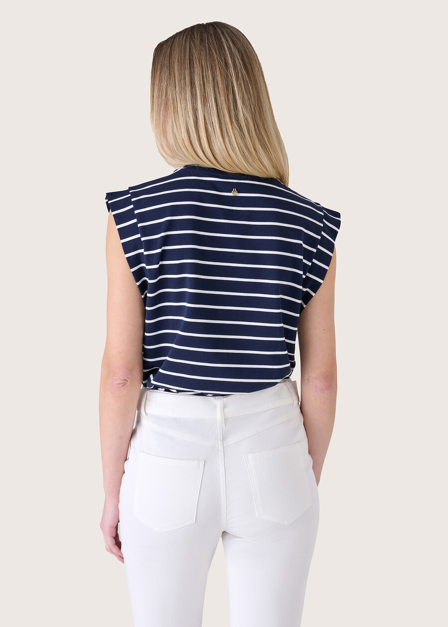 T-shirt Sailor in cotone BLU Donna , immagine n. 3