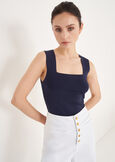 Top Tiki In Maglia BLUE DARK BLUEVIOLA MULBERRY Donna immagine n. 1