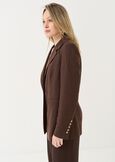 Geky single-breasted jacket MARRONE Woman image number 3