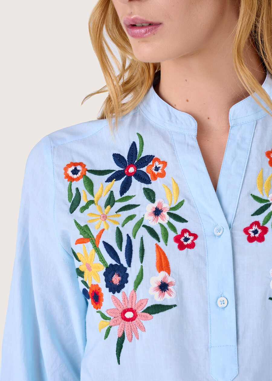 Coly 100% cotton shirt BIANCO Woman , image number 2