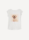 T-shirt Silla in Cotone con Stampa BEIGE LATTE Donna immagine n. 4