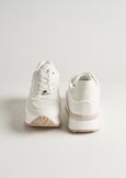 Sneaker Sherly in denim sfrangiato con para alta BIANCO WHITE Donna immagine n. 3