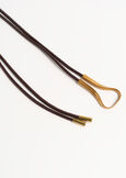 Cintura Clay tubolare in ecopelle MARRONE CAFFE Donna immagine n. 4