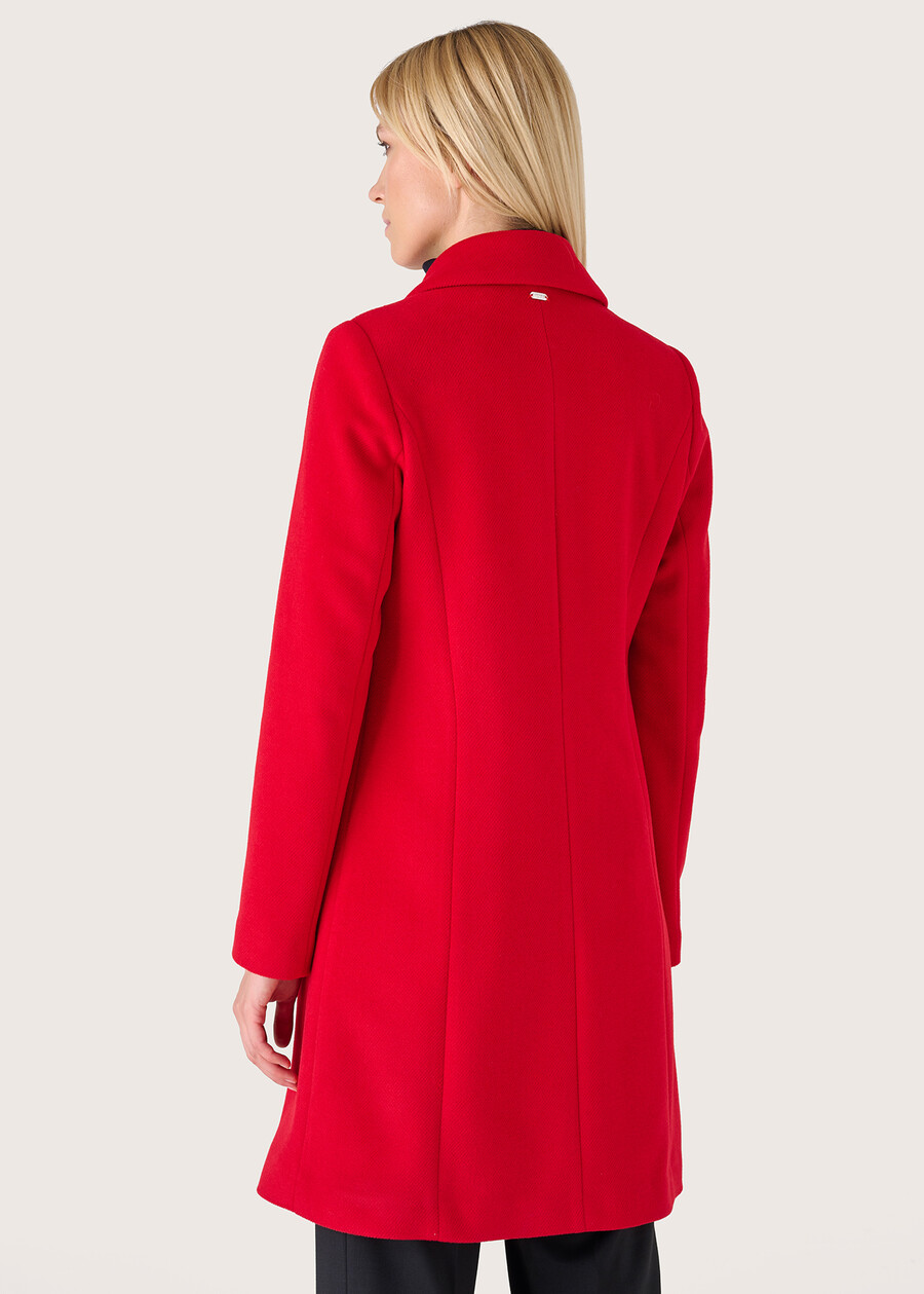 Cappotto Kelly in panno ROSSO CARPET Donna , immagine n. 4
