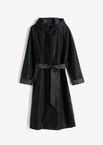 Thom-A long animal print trench NERO Woman image number 6