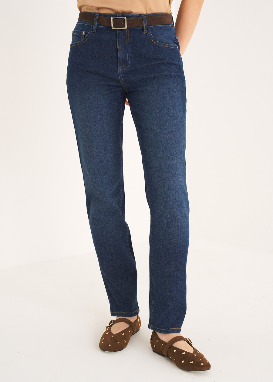 Pantalone denim Kate linea classica DENIMDENIM MEDIUM DENIM Donna , immagine n. 3