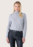 Memole 100% wool and cashmere jersey GRIGIO LIGHT GREYVIOLA LILLY Woman image number 2