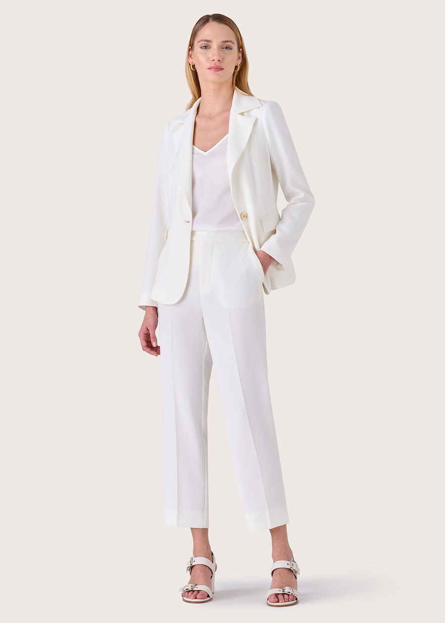 Alice cady trousers BIANCOVERDE GARDENBLU MARINA Woman , image number 1