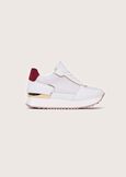 Sherly eco-suede sneakers BIANCOBLUE OLTREMARE  Woman image number 3
