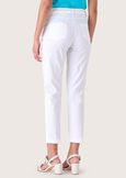 Pantalone Kate in cotone BIANCO Donna immagine n. 4