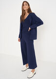 Cardigan Gianitoba modello blazer BLU NAVYBIANCO BURRO Donna immagine n. 5